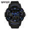 Student Sports Watch, Dual Display Waterproof Digital LED Watch, Multifunction Electronic Student Timepiece