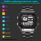 Men Digital Watch Stainless Steel Strap, Waterproof Countdown Sport Watches, LED Electronic Wristwatch for Gift