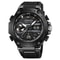 Mens Sport Watches, Digital Double Time Chronograph Watch, LED Chrono Montre Homme Week Display