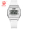 White Fashion Digital Watches for Women Waterproof, Electronic Ladies Sport Watch, reloj mujer with Alarm Clocks