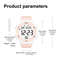 Women Sport Digital Watch with LED HD Display, Waterproof Fitness Tracker, Alarm Chronograph, Silicone Strap