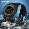 Luxury Digital Watch for Men and Women, LED Waterproof Sports Watch, Multifunctional Military Style