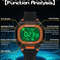Luxury Digital Watch for Men and Women, LED Waterproof Sports Watch, Multifunctional Military Style