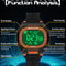 Luxury Digital Watch for Men and Women, LED Waterproof Sports Watch, Multifunctional Military Style
