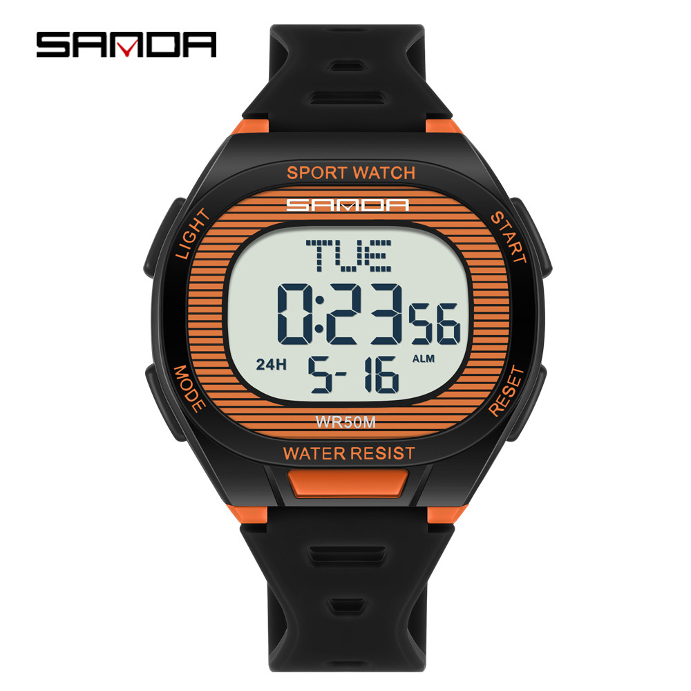 Luxury Digital Watch for Men and Women, LED Waterproof Sports Watch, Multifunctional Military Style