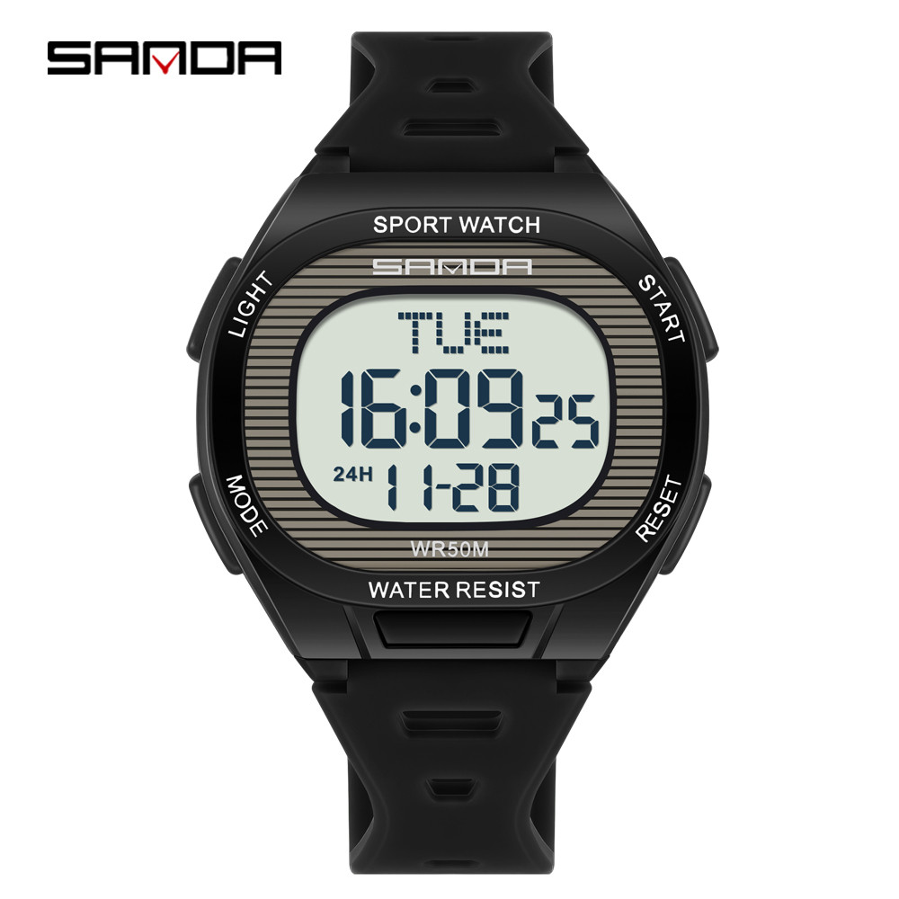 Luxury Digital Watch for Men and Women, LED Waterproof Sports Watch, Multifunctional Military Style