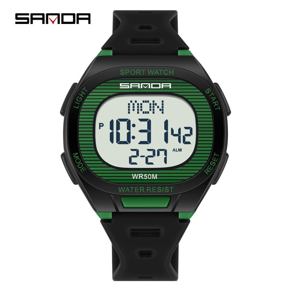 Luxury Digital Watch for Men and Women, LED Waterproof Sports Watch, Multifunctional Military Style