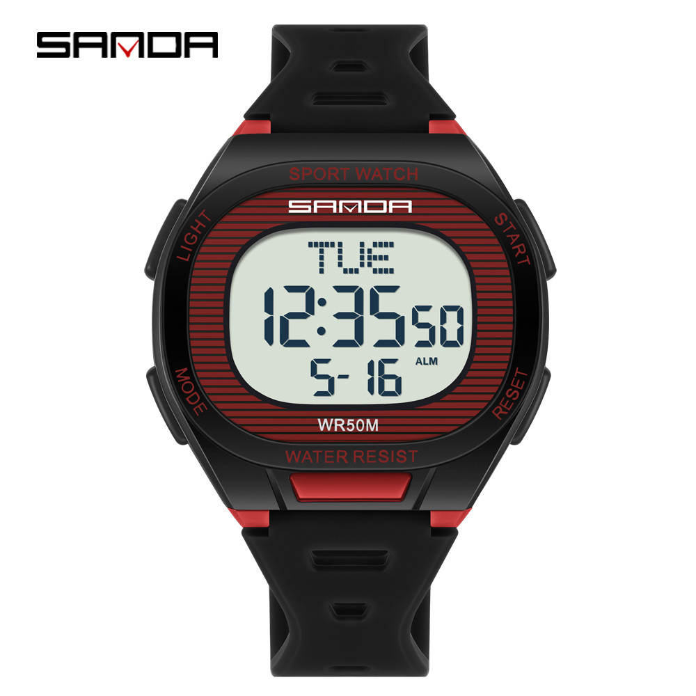 Luxury Digital Watch for Men and Women, LED Waterproof Sports Watch, Multifunctional Military Style