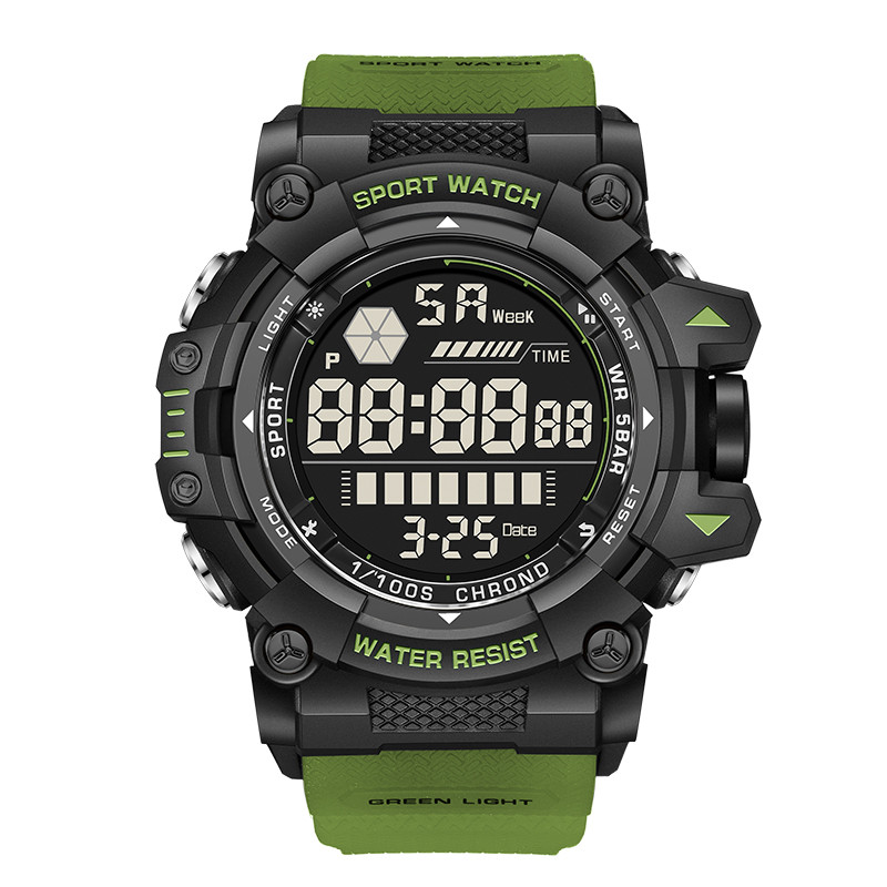 Outdoor Sport Digital Watch, LIGE Man Watch Top Brand Luxury, Luminous Waterproof Electronic Calendar Watch Men