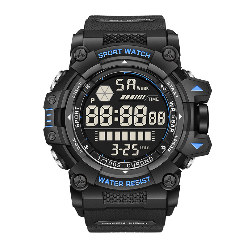 Outdoor Sport Digital Watch, LIGE Man Watch Top Brand Luxury, Luminous Waterproof Electronic Calendar Watch Men