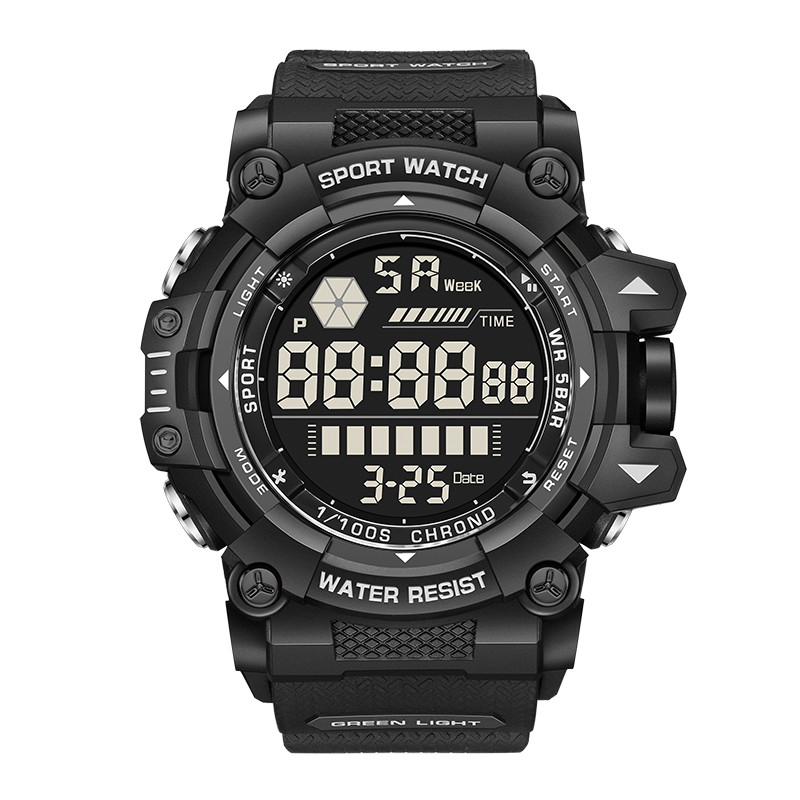 Outdoor Sport Digital Watch, LIGE Man Watch Top Brand Luxury, Luminous Waterproof Electronic Calendar Watch Men