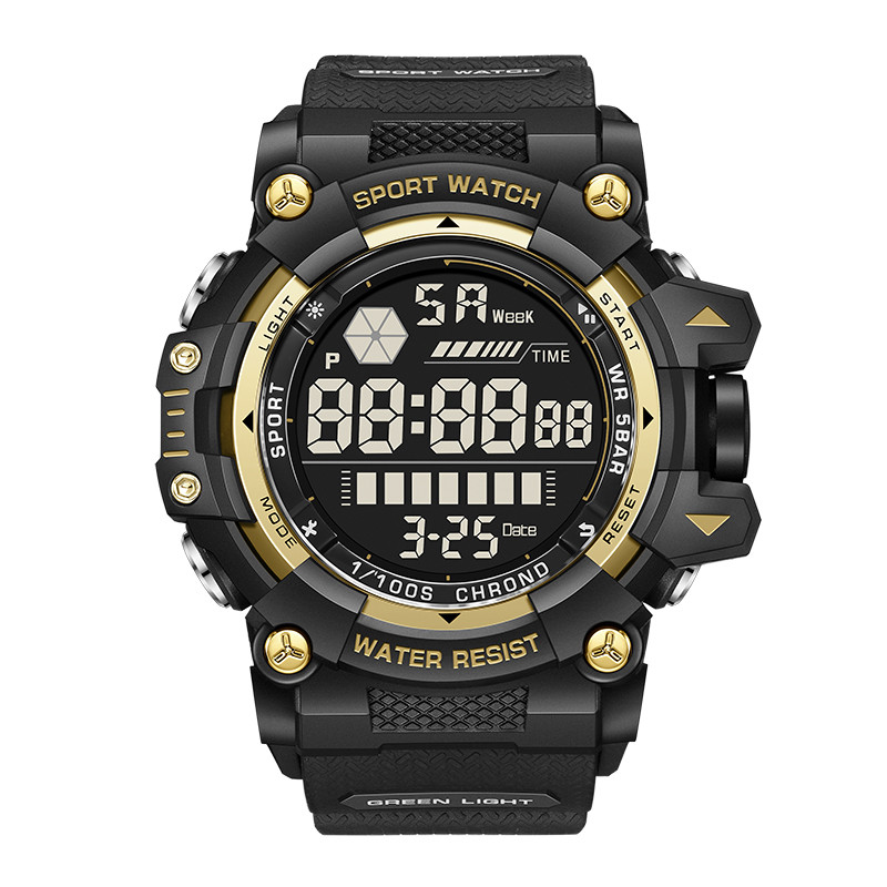 Outdoor Sport Digital Watch, LIGE Man Watch Top Brand Luxury, Luminous Waterproof Electronic Calendar Watch Men