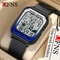 OFNS Electronic Sports Watch for Men and Women, Rectangular Dial Digital Movement, Stylish Code Watch for Students