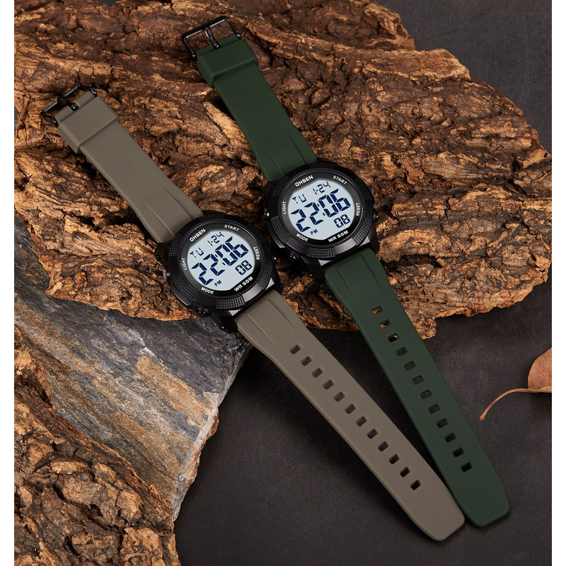 Digital Mens Watches 50M Waterproof, G Style Outdoor Sport Watch for Men, Red Tactical Electronic Wristwatch Gift