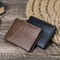 Casual Card Holder Slim Wallets For Men Genuine Leather Bifold Mini Wallet Thin Money Bag Male Purs 2