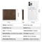 Casual Card Holder Slim Wallets For Men Genuine Leather Bifold Mini Wallet Thin Money Bag Male Purs 3