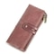 Vintage CONTACTS Men Clutch Wallet Genuine Leather, Long Wallet, Card Holder, Zipper Coin Purse, Money Organizer