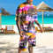 Mens Tracksuit Set, 3D Print 2-Piece T-Shirt & Shorts Casual Sports Suit for Beach, Vacation & Summer 2023