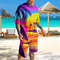 Mens Tracksuit Set, 3D Print 2-Piece T-Shirt & Shorts Casual Sports Suit for Beach, Vacation & Summer 2023