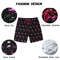 DATIFER Mens Sports Short Beachwear, New Style Polyester Printing Fitness Beach Pants for Surfing, Swimming Bathing