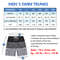 DATIFER Mens Sports Short Beachwear, New Style Polyester Printing Fitness Beach Pants for Surfing, Swimming Bathing
