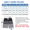 DATIFER Mens Sports Short Beachwear, New Style Polyester Printing Fitness Beach Pants for Surfing, Swimming Bathing
