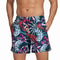 DATIFER Mens Sports Short Beachwear, New Style Polyester Printing Fitness Beach Pants for Surfing, Swimming Bathing
