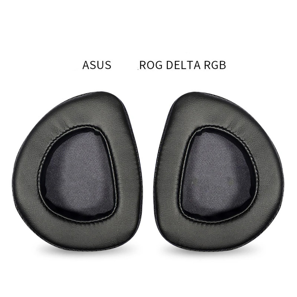 Replacement EarPads for ASUS ROG Delta USB C Gaming Headset, Soft Cushion Ear Sleeve, Channel Earmuffs Pair