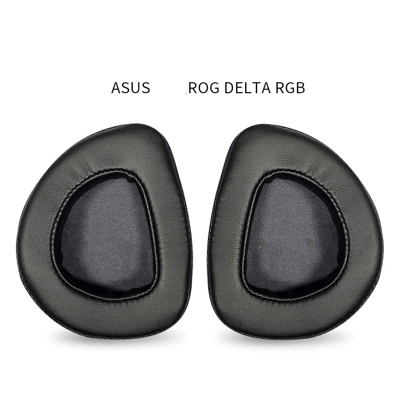 Replacement EarPads for ASUS ROG Delta USB C Gaming Headset, Soft Cushion Ear Sleeve, Channel Earmuffs Pair