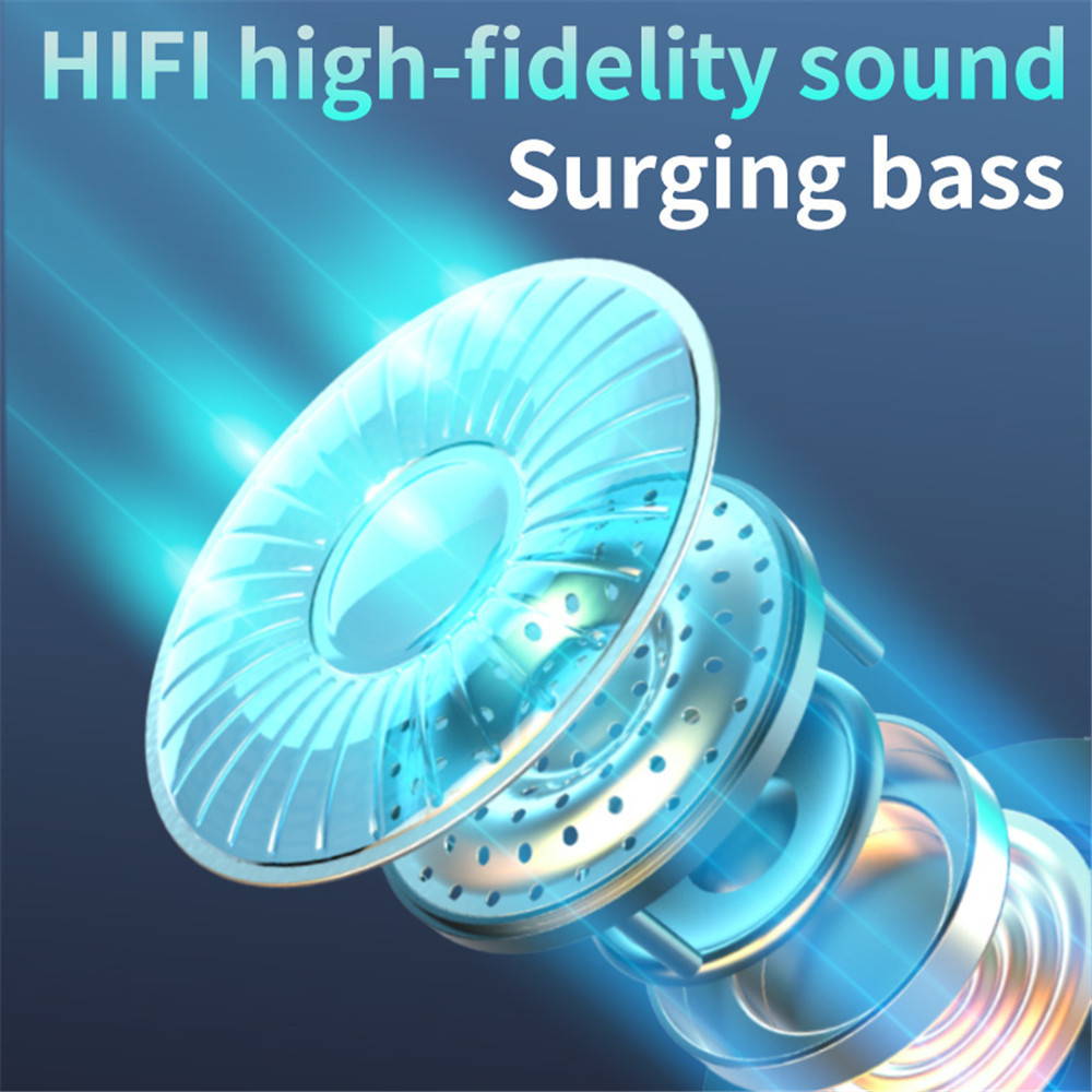 TWS Bluetooth Wireless TV Earbud Headset with Mic, USB Adapter, 9D Stereo Sound, CVC Noise Cancelling, Charging