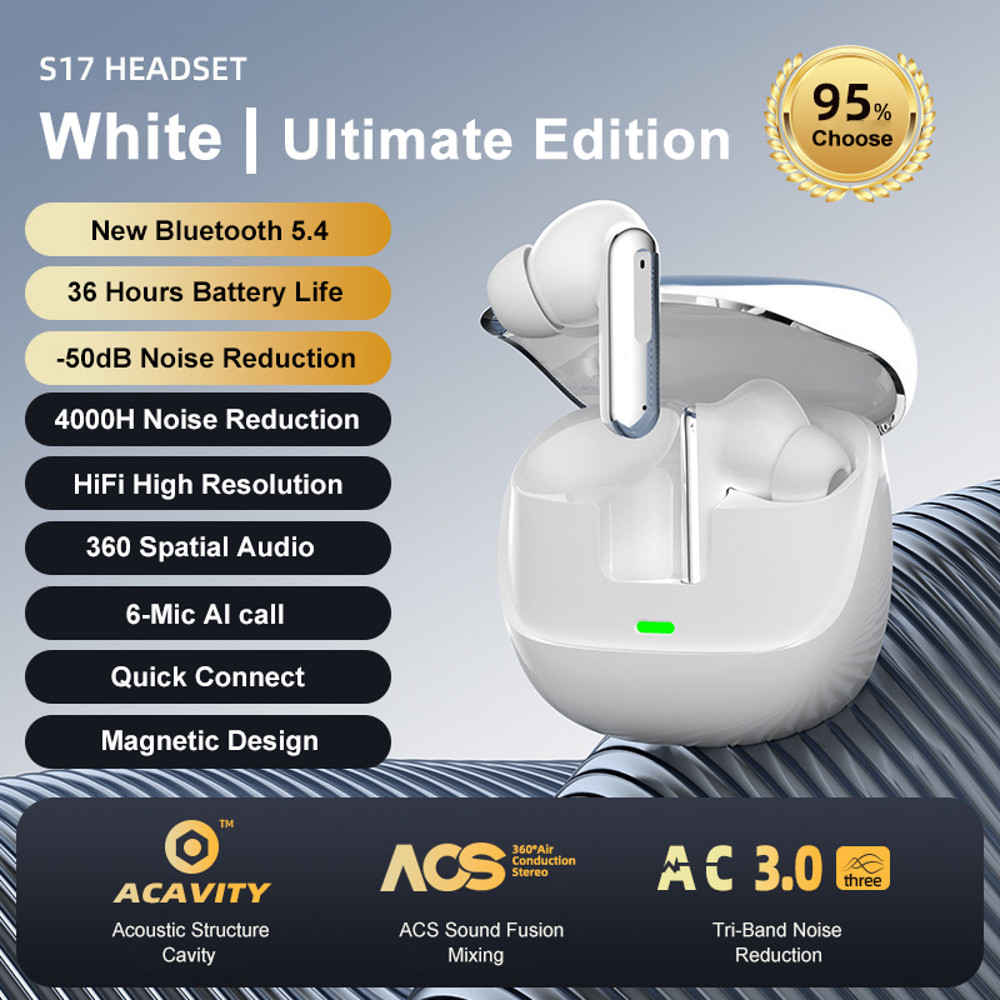 Bluetooth Wireless Earbuds For Samsung Galaxy Dolby Audio Inear Headphones With Mic Noise Cancellin 4