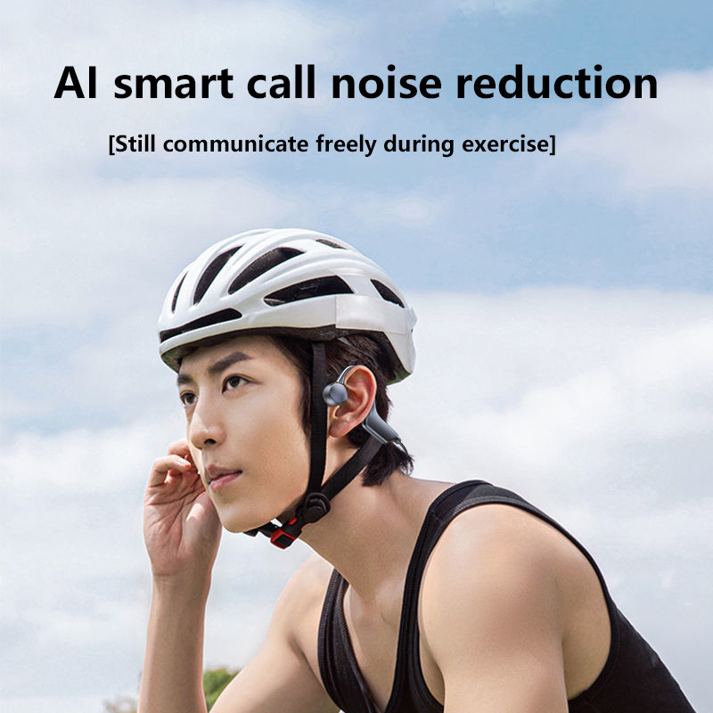 Xiaomi Bone Conduction Bluetooth Headphones, IPX8 Waterproof Wireless Neckband for Swimming, Cycling, Running Non In Ear