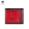 Men RFID Blocking Leather Wallet by BULLCAPTAIN, Slim Bifold Design, Multi-card Holder, ID Wallet