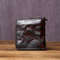 Men Genuine Leather Cowhide Coin Purse, Original Retro Vegetable Tanned Wallet, Multi Card Zipper ID Holder