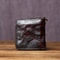 Men Genuine Leather Cowhide Coin Purse, Original Retro Vegetable Tanned Wallet, Multi Card Zipper ID Holder