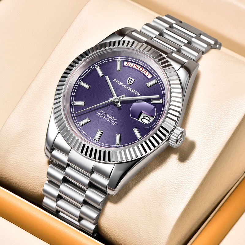 Top Luxury PAGANI DESIGN DD40 Mens Watches Automatic Mechanical Sapphire Mirror Mens Wrist Watch 2