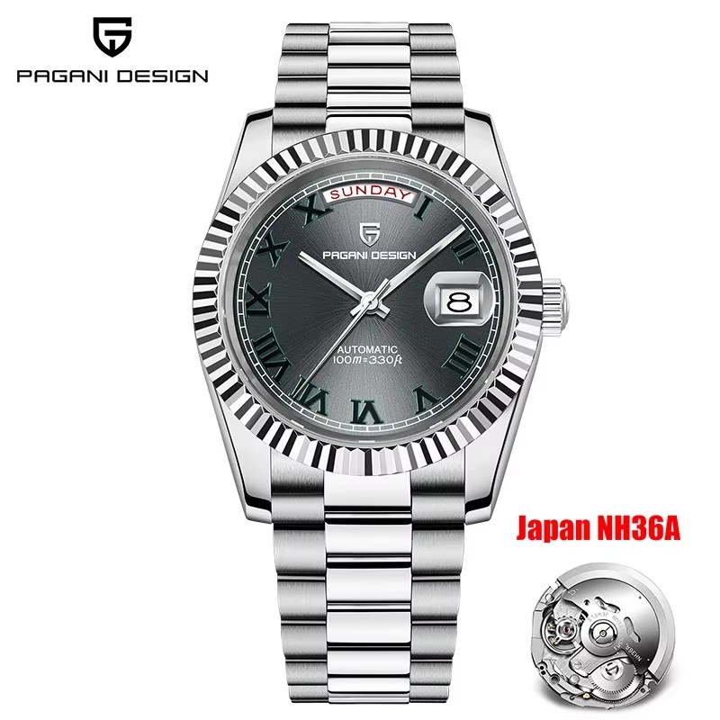 Top Luxury PAGANI DESIGN DD40 Mens Watches Automatic Mechanical Sapphire Mirror Mens Wrist Watch 7