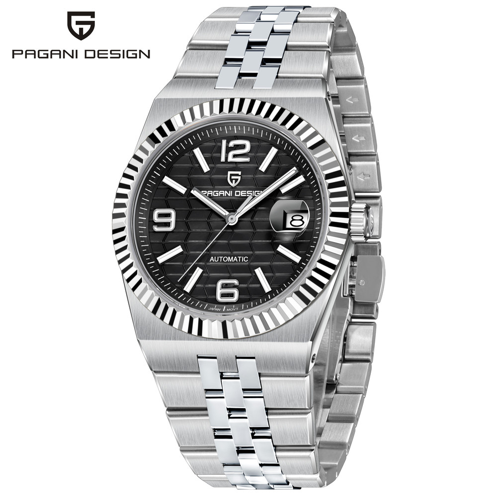 Top Luxury PAGANI DESIGN Automatic Watch for Men, NH36A Mechanical Timepiece, Sapphire Mirror Wristwatch