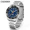 NEW CADISEN Mens Mechanical Watch, Automatic Japan NH35A Movement, Waterproof Ceramic Bezel Wristwatch