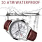 LIGE Watches Men Top Brand Luxury, Leather Quartz Sport Watch for Men, Business Clock, Waterproof Chronograph