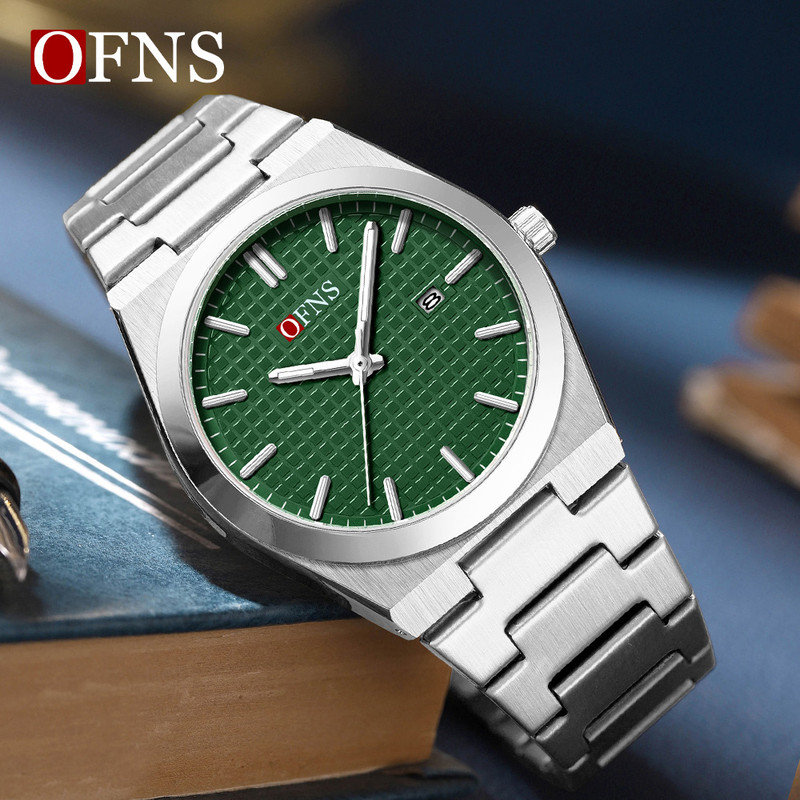 OFNS 2025 New Men's Business Quartz Watch Waterproof Luminous Single Calendar Display Leisure Fashion Personalized Watch for Men