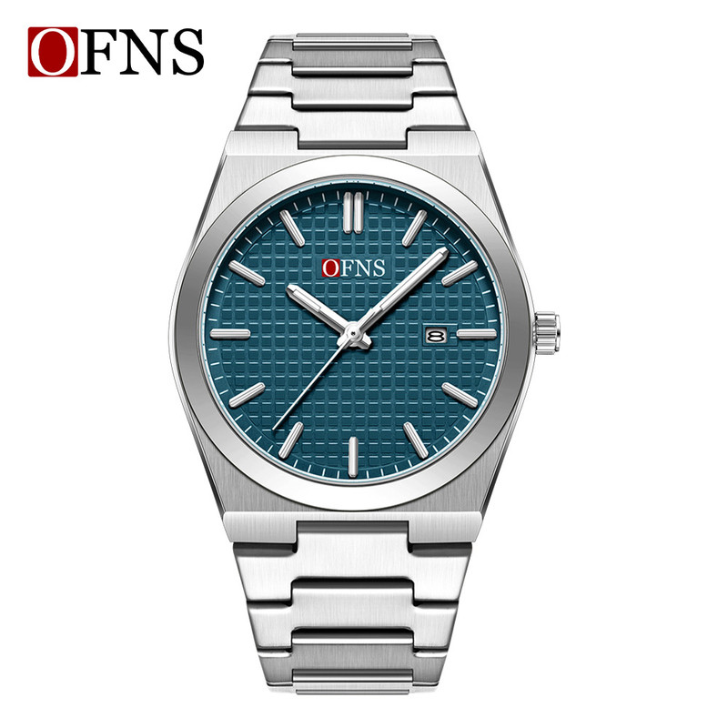 OFNS 2025 New Men's Business Quartz Watch Waterproof Luminous Single Calendar Display Leisure Fashion Personalized Watch for Men