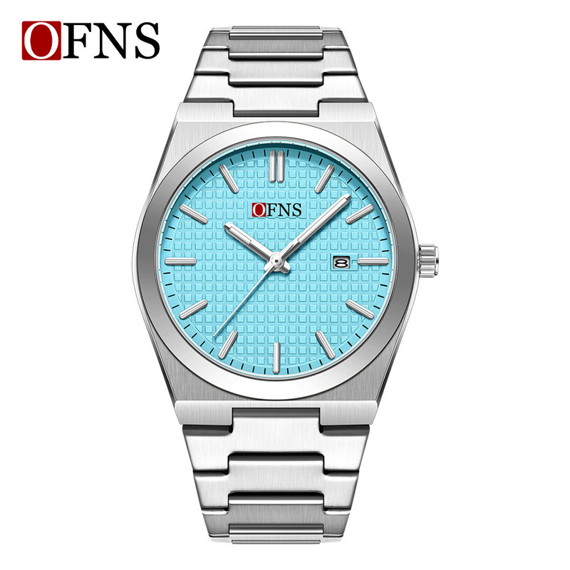 OFNS 2025 New Men's Business Quartz Watch Waterproof Luminous Single Calendar Display Leisure Fashion Personalized Watch for Men