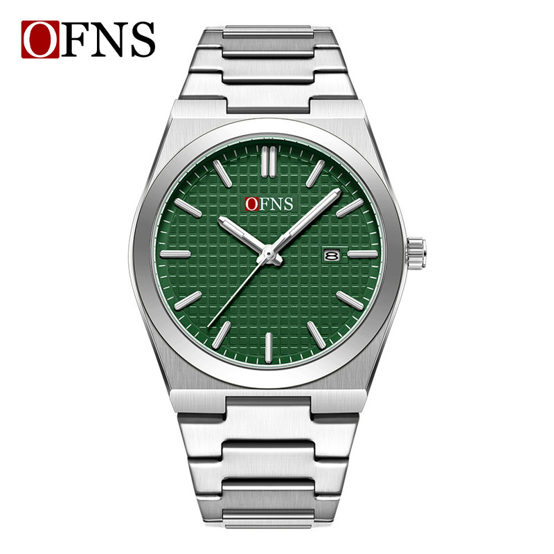OFNS 2025 New Men's Business Quartz Watch Waterproof Luminous Single Calendar Display Leisure Fashion Personalized Watch for Men