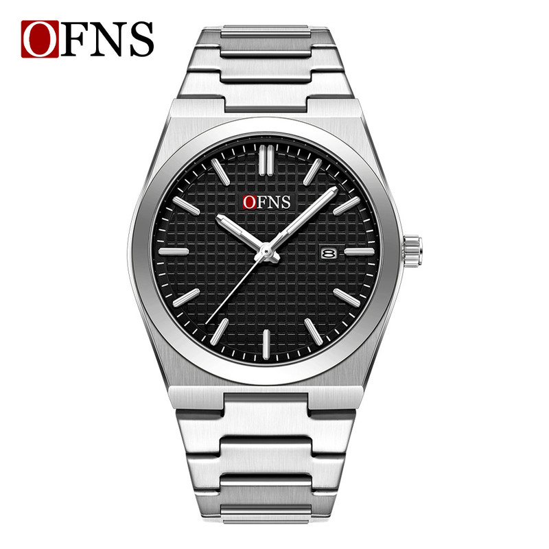 OFNS 2025 New Men's Business Quartz Watch Waterproof Luminous Single Calendar Display Leisure Fashion Personalized Watch for Men