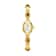 Gold Bracelet Amber Jewelry Quartz Oval Wristwatch for Women, Luxury Elegant Ladies Watch, Retro Fashion Style