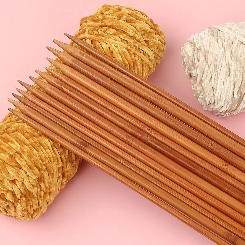 36cm Carbonized Sweater Knitting Needle Set, Thick & Long Knitting Needles for Hats, Scarves, and Sweaters Durable