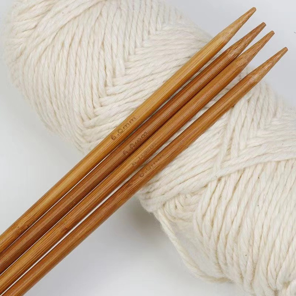 36cm Carbonized Sweater Knitting Needle Set, Thick & Long Knitting Needles for Hats, Scarves, and Sweaters Durable