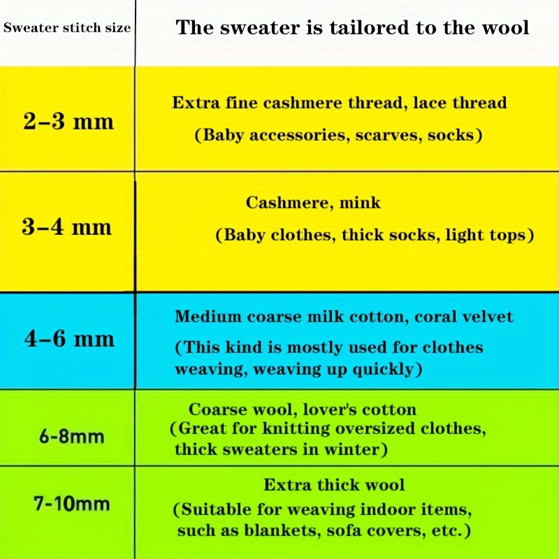 36cm Carbonized Sweater Knitting Needle Set, Thick & Long Knitting Needles for Hats, Scarves, and Sweaters Durable