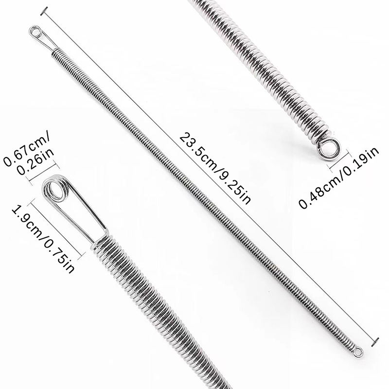 Flexible Drawstring Threader, Quick Threading Spring-Designed String Pull Tool for Waistbands & Elastic Bands